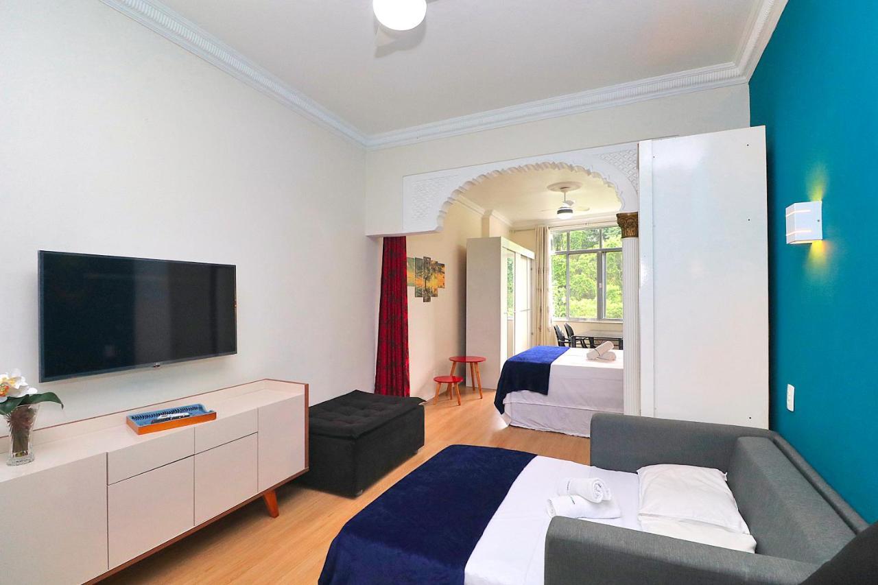 Апартаменти Fantastico 1 Quarto E Sala Em Copacabana Com Vista Para Natureza Ріо-де-Жанейро Екстер'єр фото