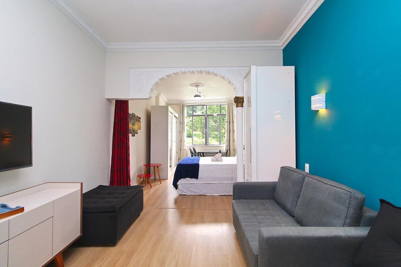 Апартаменти Fantastico 1 Quarto E Sala Em Copacabana Com Vista Para Natureza Ріо-де-Жанейро Екстер'єр фото